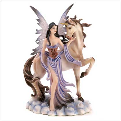 Unicorn and Fairy Figurine
